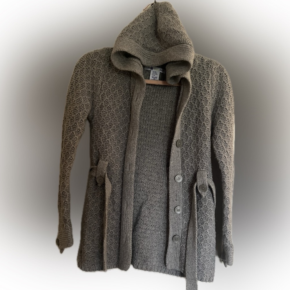 Shrinking Violet Gray Cardigan Sweater